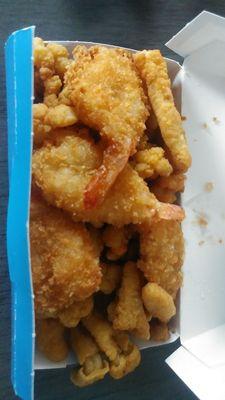 Butterfly Shrimp and Clam Strips Appetizer