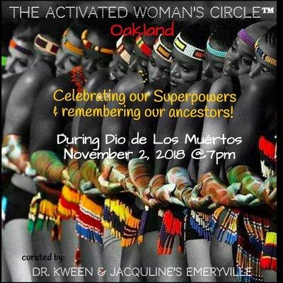 Please come to this free event.look us up on eventbrite for monthly workshops Titled Monthly Sacred Circles Facebook Jacqueline's Emeryville