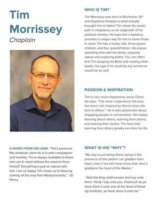 Tim Morrissey Chaplain