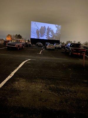 Date night at the drive in Xmas  movies