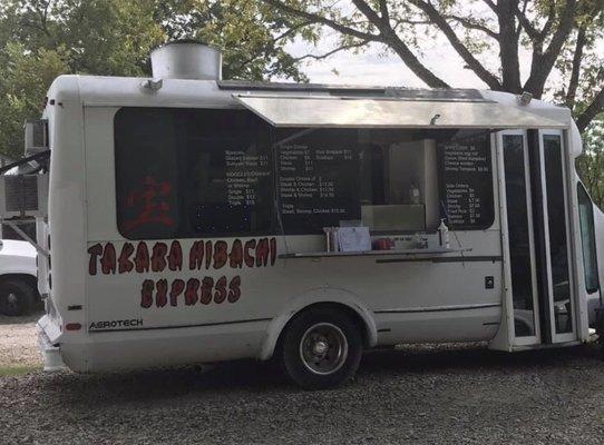 Hibachi grill food truck