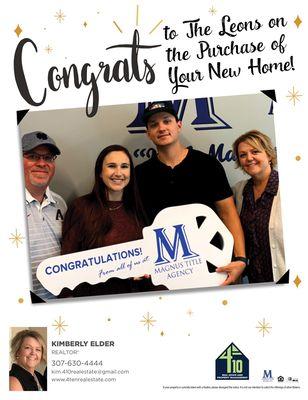 Congratulations to another First Time Homebuyer and First Responder Family!