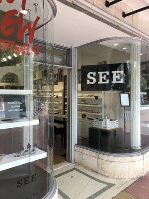 At the entrance of SEE Eyewear