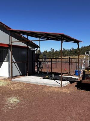 Horse Wash Station+Shade