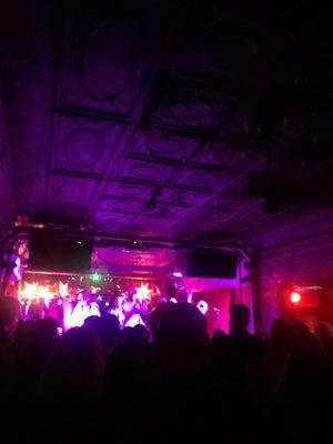 The crowd during a Rebirth Brass Band set at the Maple Leaf Bar.