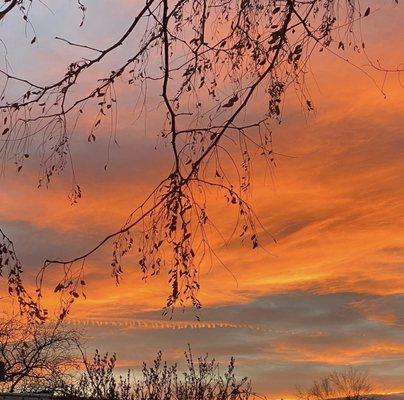 Beautiful Wyoming sunset.