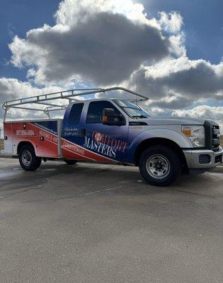 Our technicians keep their vans or trucks fully stocked so they can take care of 98% of repairs at the time of the call.