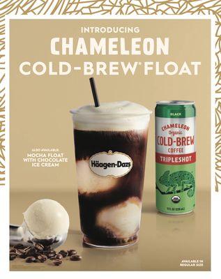 Chameleon cold-brew float