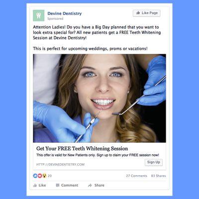 Dental Business Facebook Ad