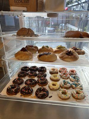 Kolaches and mini donuts. Cafecito Express. Multnomah French Quarter