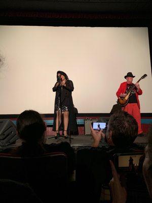 Rebekah Del Rio and John Ned performing No Stars!