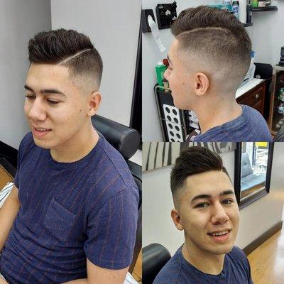 Skin Fade and Hot Shave by Michael Book @ gentlemensbarbershopbrooklyn.com