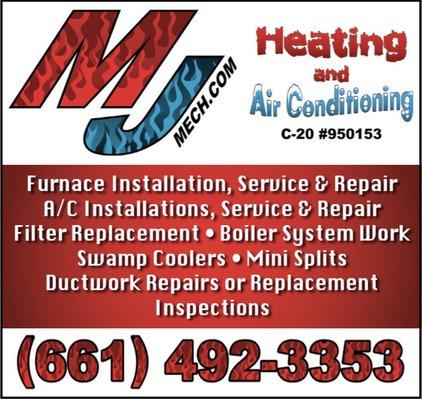 MJ Mechanical Heating & Air Conditioning