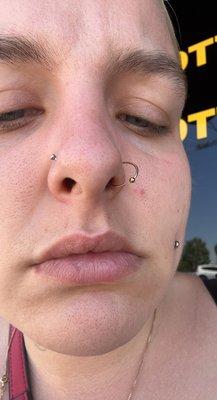 Cheap not worth it piercing