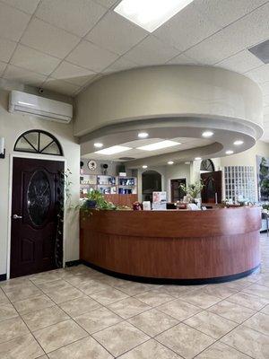 Large and spacious waiting area.