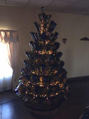 Wine bottle tree