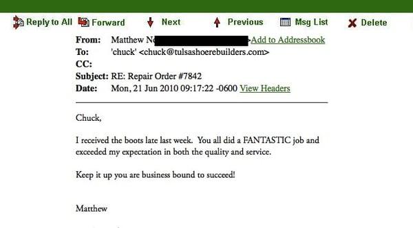 Testimonial from Matthew from Montrose, CO