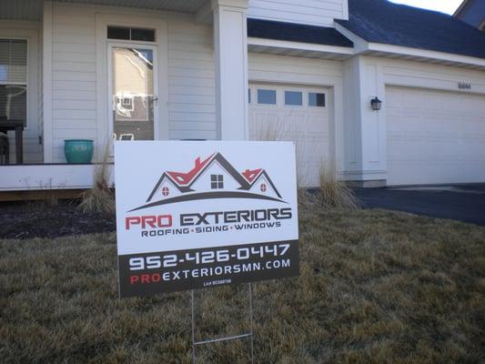 With PRO EXTERIORS you know the job is being done right!