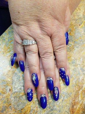 One of the creative designs by Dee from Anna Nails!