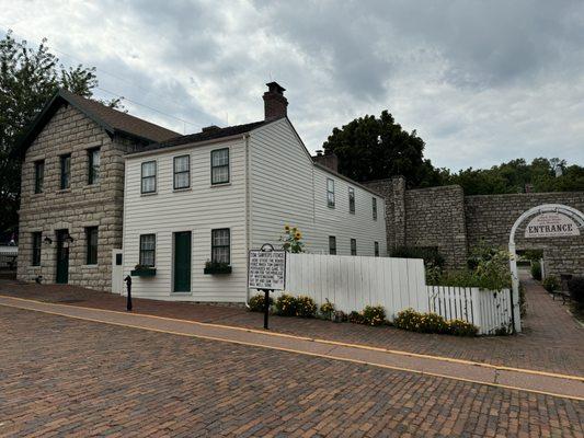 Tom Sawyers House and white fence