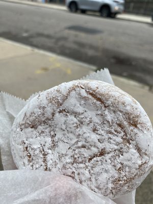 Espresso cheesecake filled donut