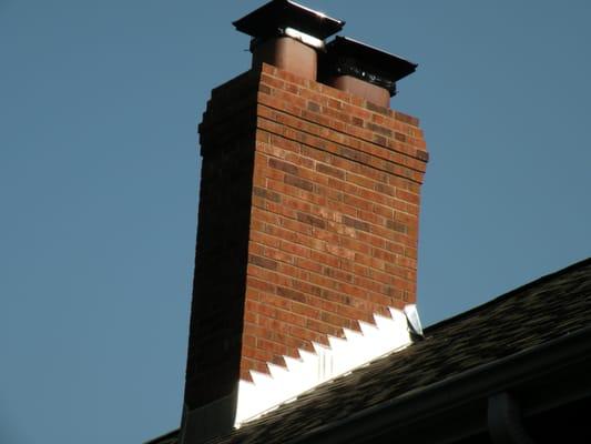 Our services provided demo and removal of the old brick, and rebuilding the entire chimney using new brick.