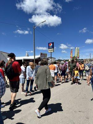 Best corn dog and lemonade shake up at the fiar from Vose!  That's why their line is the longest but moved fast.