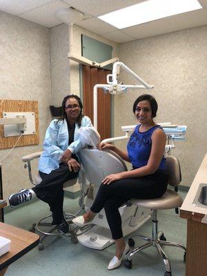 Dr. Patel and her assistant Tyesha