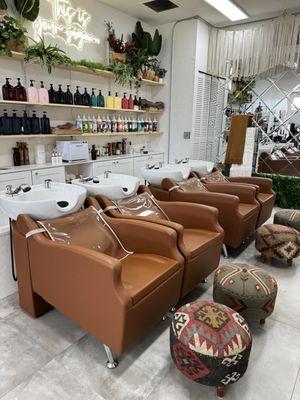 Luxury Hair Salon Shampoo Lounge