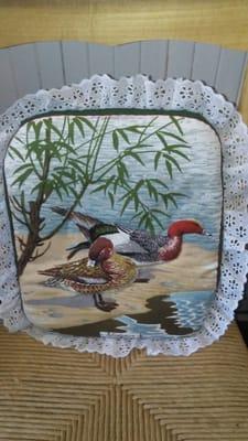 Handmade Duck Pillow This Photograph Copyright © Jeanette Roberts, The ArtFull Boutique 2015