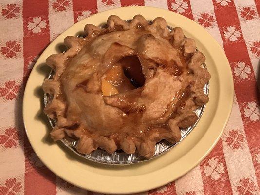 Peach Pie at Pies a La Mode Cafe