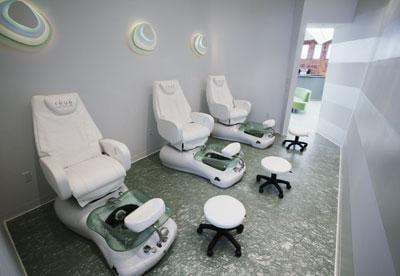 Third floor pedicure stations