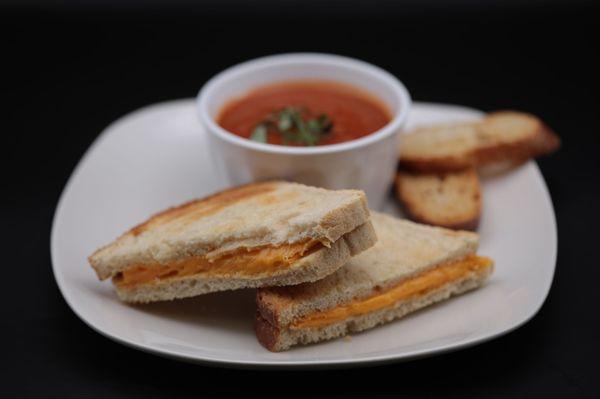 Grilled cheese  and tomato soup