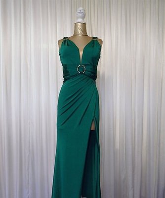 Long Spandex Dress with split