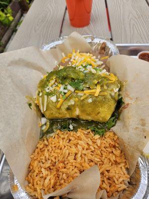 Carne asada burrito