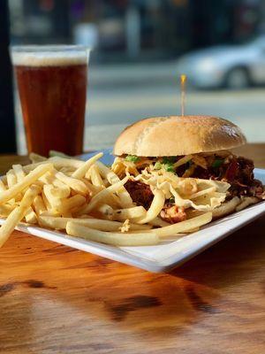 Come in and try one of our slow roasted BBQ pork sandwiches