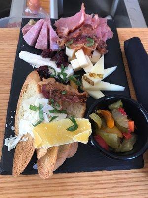 Charcuterie- great selection. $17 worth it