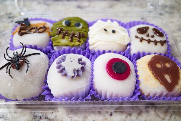 Halloween mochi collection.  Check IG for upcoming holiday specials.