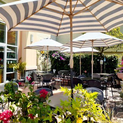 Outdoor dining area