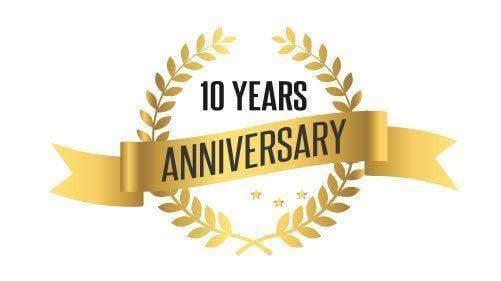 This year we will be celebrating our 10 year anniversary with contests.  Please visit our Facebook page for more details.