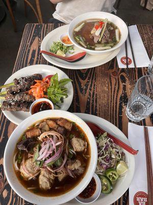 Bun Bo Hue, Pho Tai Nam, Bo Nuong Sa