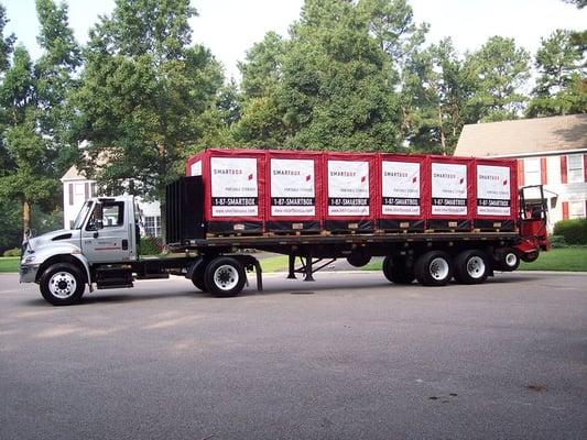 Our trucks hold up to 7 boxes at one time so delivery pricing is LOW!