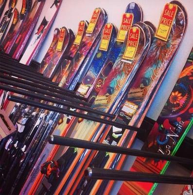 Ski wall.