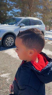 Got my son a haircut here with G, he did an awesome job!! Definitely recommend :)