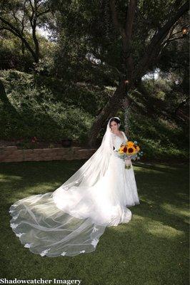 Sunflower bridal bouquet