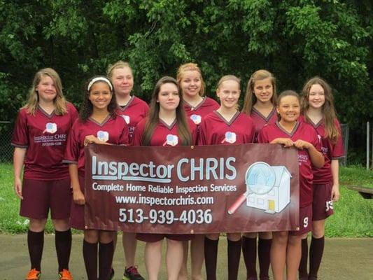 Inspector Chris Home Inspections supports local youth sports