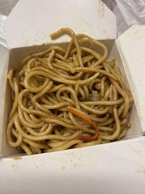 No Shrimp in their Shrimp Lo Mein!