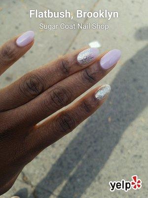 No gel just regular nail polish