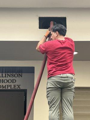 Air duct cleaning