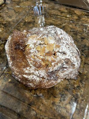 Chocolate Almond Croissant ($8 at farmers market) - tasty!